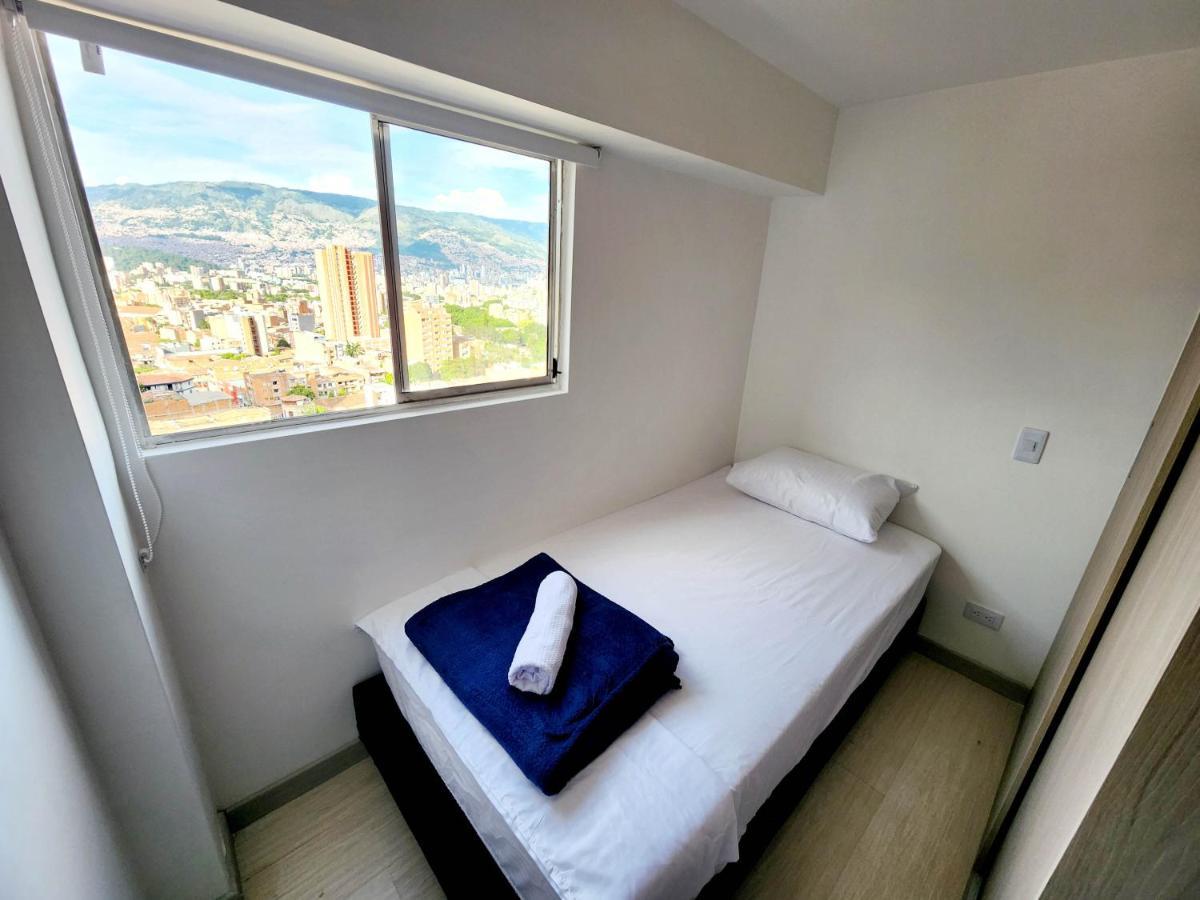 Apartamento Apartamento Con Parqueadero Y Vista A La Ciudad Medellín Exterior foto